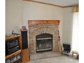 Nice Stone Fireplace