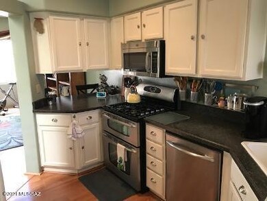 Kitchen with stainless appliances