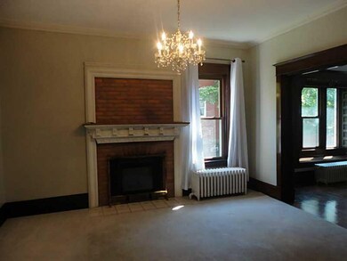 Living Room. Crystal chandeliers and an elegant fi