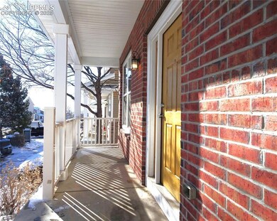 Front entrance patio