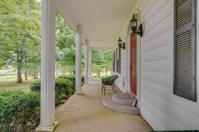 Two steps into the home.