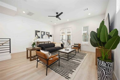 Living area. Photo of the model home. Finishes & s