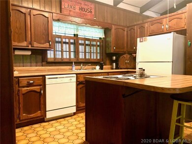 Kitchen has Easy care, rolled vinyl flooring.  Inc