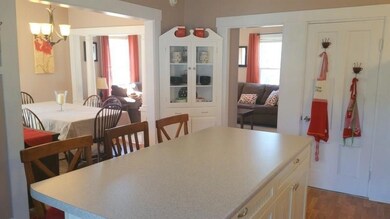 View from Kitchen to Dining, Living Room