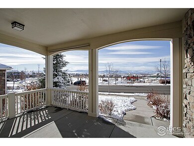 View from covered front patio