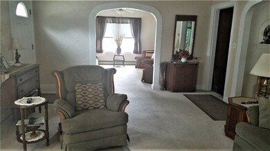 Another view of the 1st floor living room. The ope