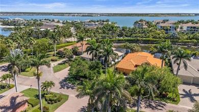 Aerial view featuring a residential view and a wat