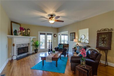 Wonderful great room is perfect for gathering of friends or family.  Note the pass-through from the kitchen that lets everyone  stay connected!