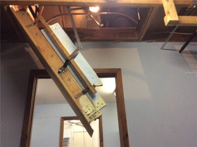 Access ladder in barn to Loft.