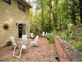 Private back patio