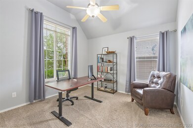 First bedroom at the front of home, here is staged