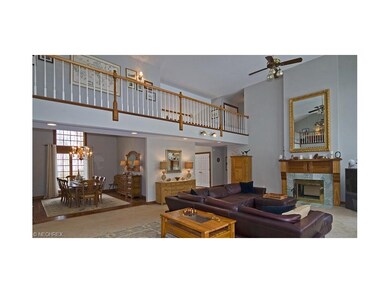 Great Room: Showing the cat walk with two bedrooms