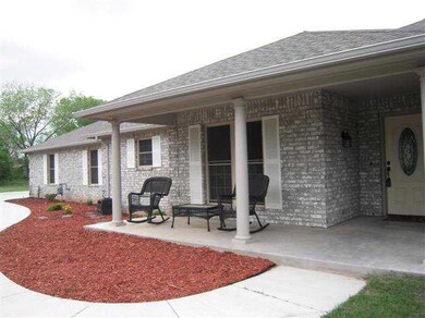 Exterior Front. Enjoy sitting on your front porch.