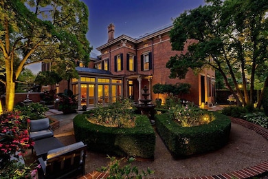 The Gardens at nightfall