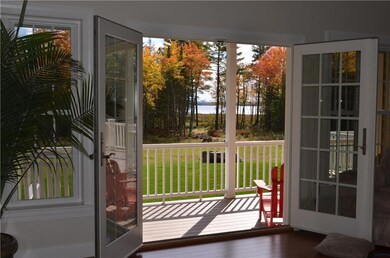 One of a number of french doors that...