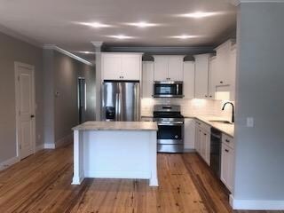 Kitchen with granite