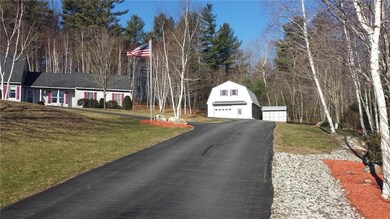 Paved circular drive.