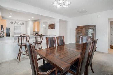 Ample dining room space.