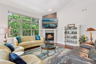 Stunning Great Room with Gas Fireplace