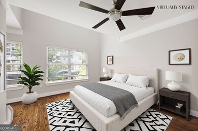 Virtually staged - primary room