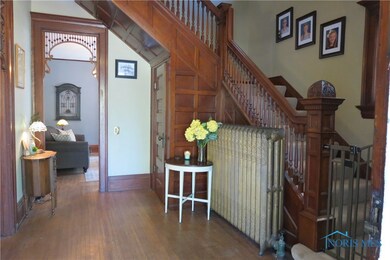 Beautiful natural wood floors and woodwork!