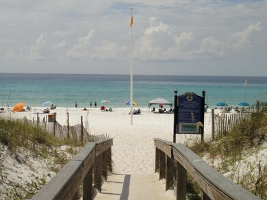 Boardwalk down to the sand