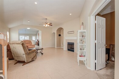Living room view from front door