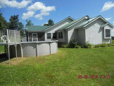 Exterior Back. Back side of home looking North. Th