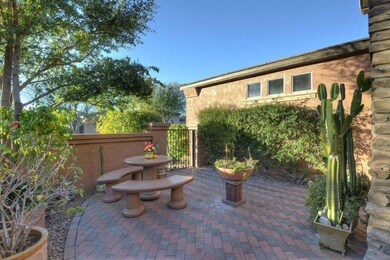 Lush Front Courtyard