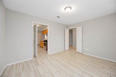 Formal dining area opening to kitchen