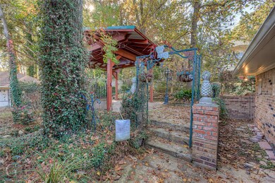 backyard patio area