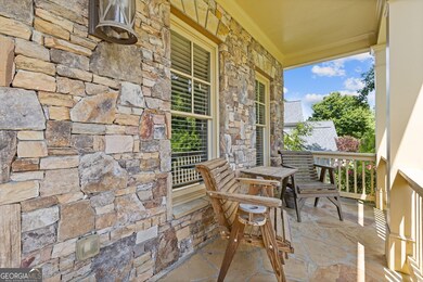 Full front porch is perfect to wind down int he evenings or to sip your morning coffee.
