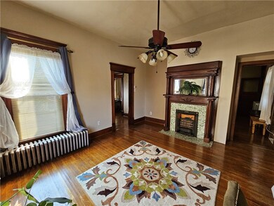 Dining room with one of the 4 decorative fireplace