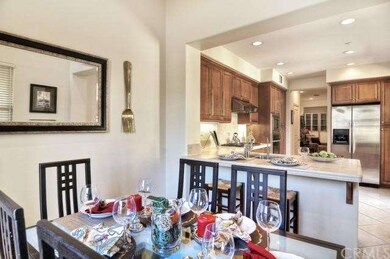 Detail of Breakfast nook and breakfast bar.
