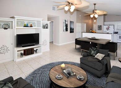 Living room facing dining rm
