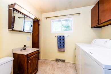 Master bath and Laundry