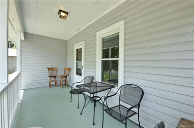 Inviting Covered Front Porch