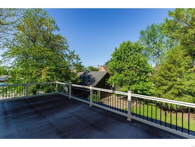 Deck Overlooking the Back Yard