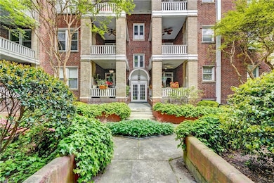 View of building C; Unit C3 on middle left