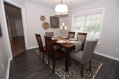 Dining Room with Engineered Wood Laminate Flooring