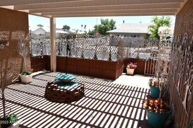 Shaded Courtyard Area
