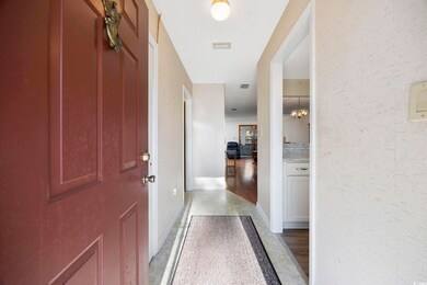 Hallway with visible vents