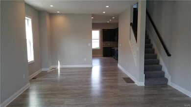 View from front of house to kitchen