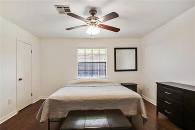Primary bedroom with walk in closet and newer engi