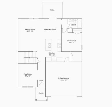 View of room layout