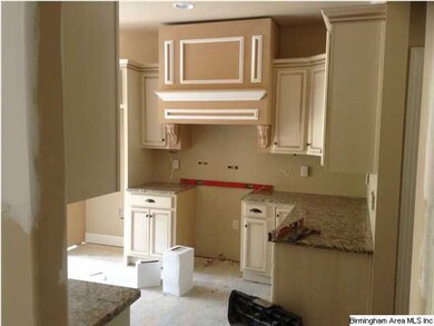 Granite and hardwoods in the Kitchen. Light cabine