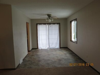 Dining area opens to huge deck.