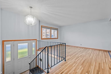 Living room with hardwood floors