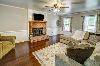 Family Room / Den with New Bamboo Floors!