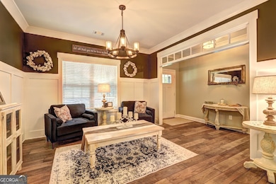 Foyer and Dining Room/Sitting Room